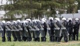Policja zabezpieczała kibiców Motoru Lublin na obwodnicy Rzeszowa [ZDJĘCIA]