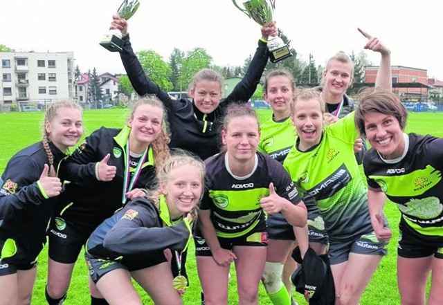 Na zdjęciu: zawodniczki Biało-Zielone Ladies Gdańsk