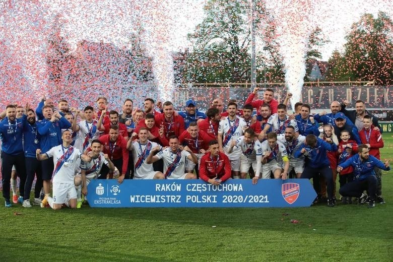 Raków zdobył Puchar Polski i został wicemistrzem Polski...