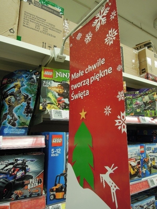 W hipermarketach już świątecznie...