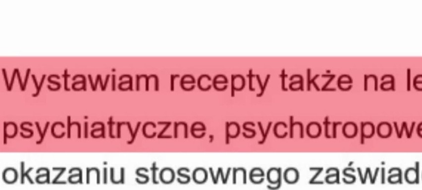 Doktor P. zapewnia, że działa z wyższych pobudek. Na jego...