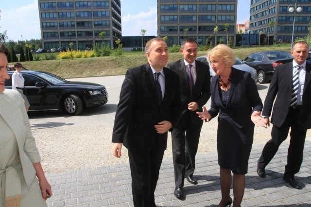 Maszałek Sejmu Grzegorz Schetyna był pod wrażeniem rozmachu inwestycyjnego na UJK.