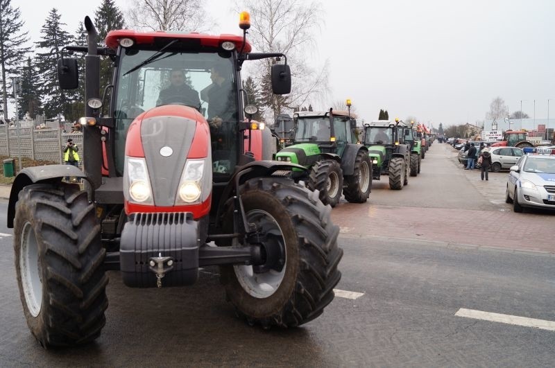 Protest rolników w Makowie Mazowieckim