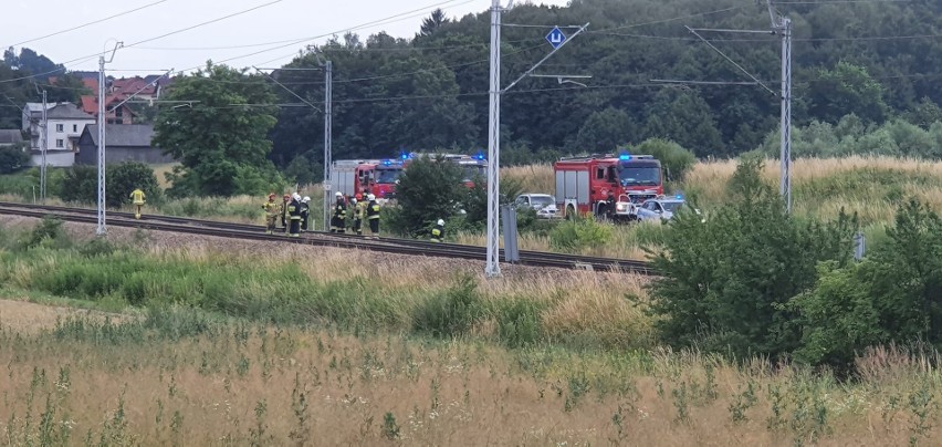 Wypadek śmiertelny na torach kolejowych, na trasie...