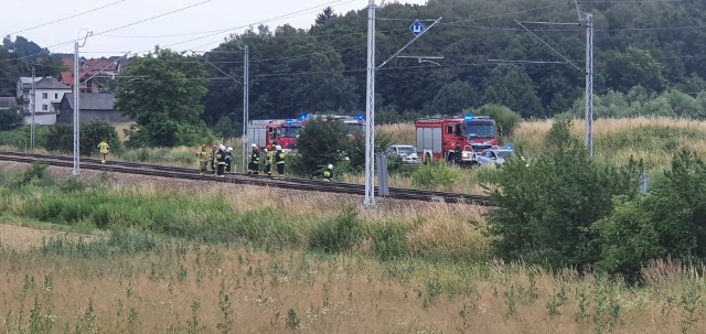 Wypadek śmiertelny na torach kolejowych, na trasie Kraków-Warszawa