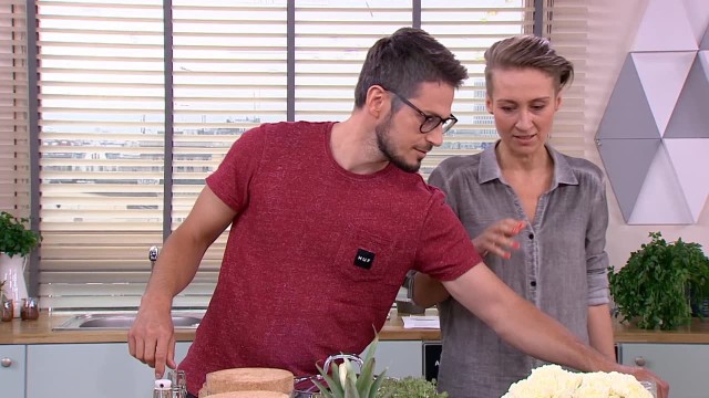 Karolina i Maciej Szaciłło przygotowali w kuchni "Dzień Dobry TVN" dania na parze.