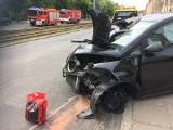 Wypadki na skrzyżowaniu al. Hallera i ul. Kościuszki w Gdańsku. Opóźnienia w ruchu [ZDJĘCIA]