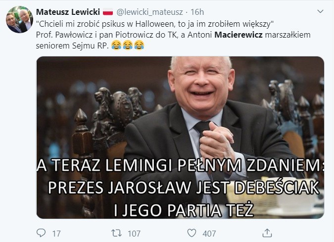 Antoni Macierewicz to nowy marszałek-senior. Zobacz...