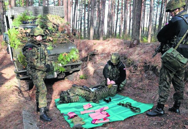 W czasie dwutygodniowego pobytu na poligonie w Nowej Dębie logistycy szkolili swoje umiejętności.