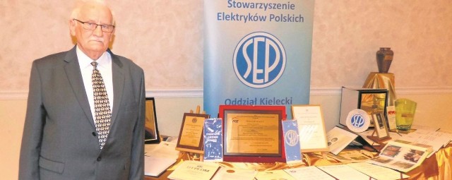 Andrzej Wadowski: „żelazny” prezes Koła Stowarzyszenia Elektryków Polskich w Busku-Zdroju. Pełni tę funkcję ponad pół wieku.