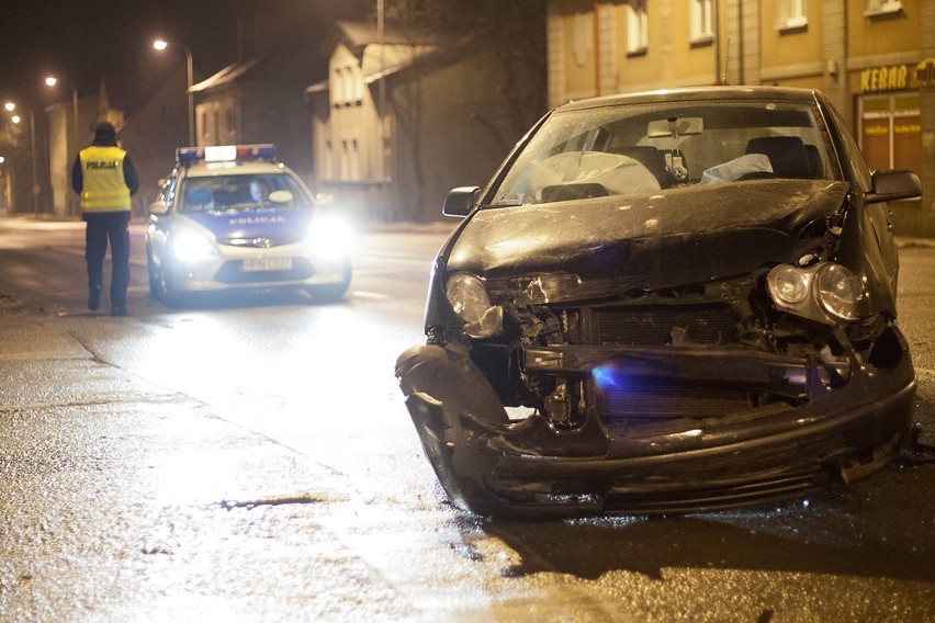 Wypadek na skrzyżowaniu ulic Kossaka i Szczecińskiej