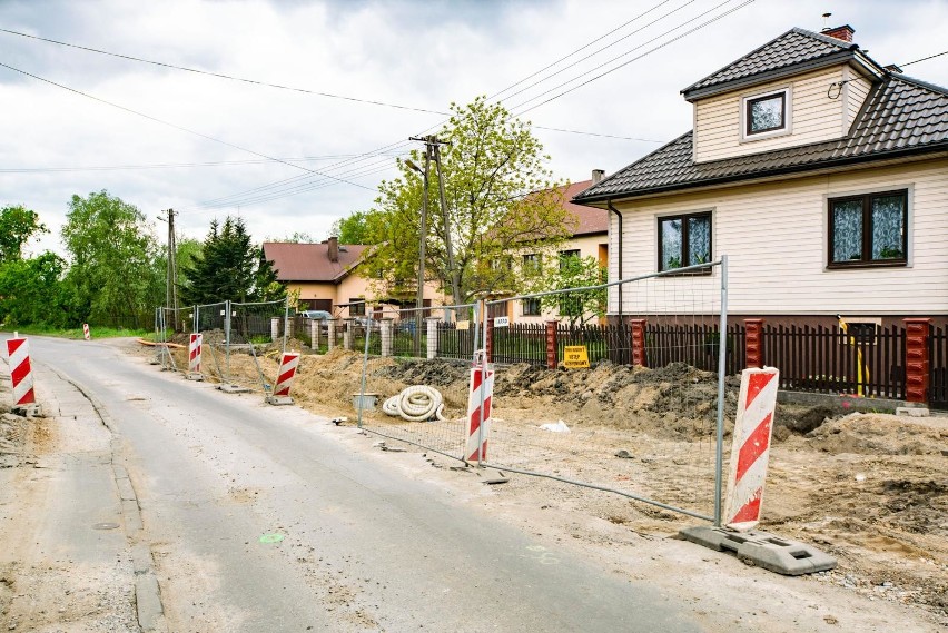 Prace realizowane są obecnie na ulicach: Franciszka Hynka,...