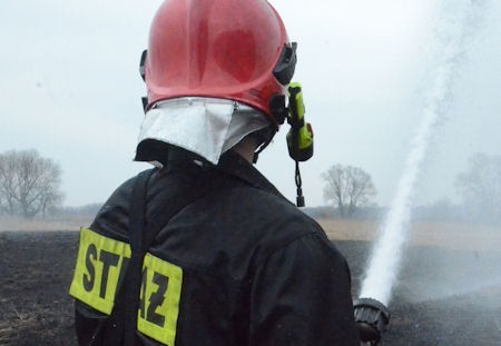 To nie pierwszy pożar traw, do którego wyjechali w tym roku strażacy w Lubuskiem.
