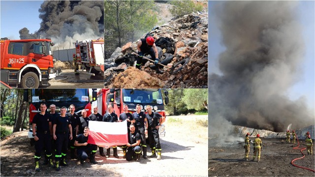 Strażacy z Tarnowa są już w Grecji od ponad tygodnia, wspierając miejscowe służby w walce z pożarami lasów