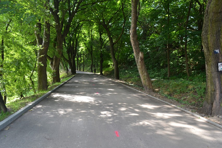 Promenada pod koniec lipca, gdy trwały tutaj jeszcze prace....