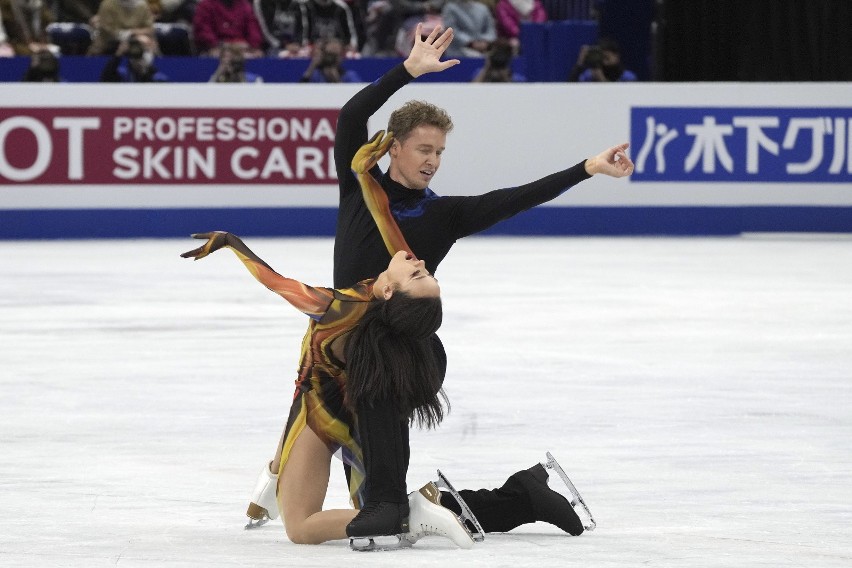 Madison Chock i Evan Bates mistrzami świata w tańcach na lodzie. Mimo upadku partnerki w programie dowolnym