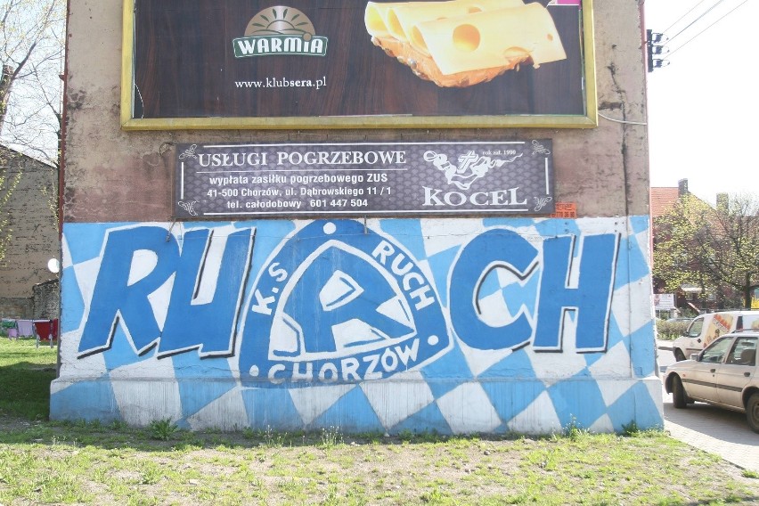 Wielkie Derby Śląska 2013 Górnik - Ruch: Wojna na murach trwa od lat [ZDJĘCIA]