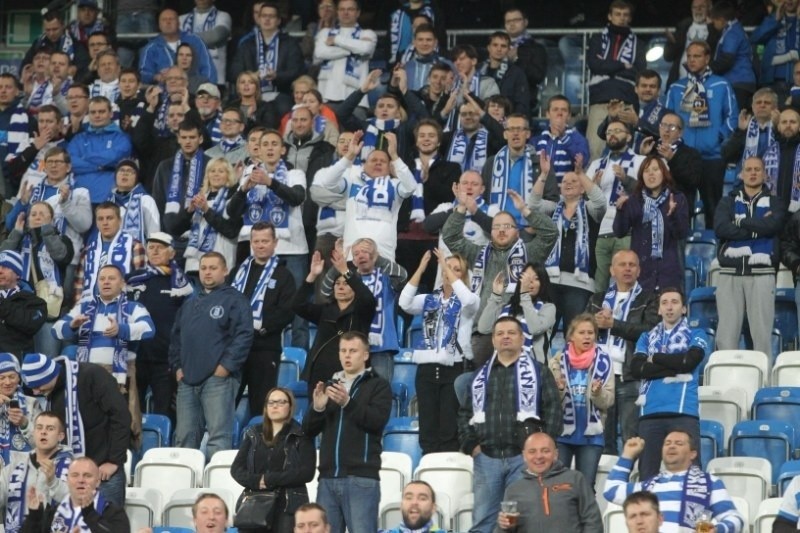 Lech Poznań Wisła Kraków 2:0 - tak się kibicuje w Poznaniu