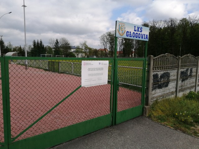 Stadion 4-ligowej Głogovii jest jednym z wielu zamkniętych od połowy marca na cztery spusty. Podobnie może być jeszcze przez dłuższy czas.