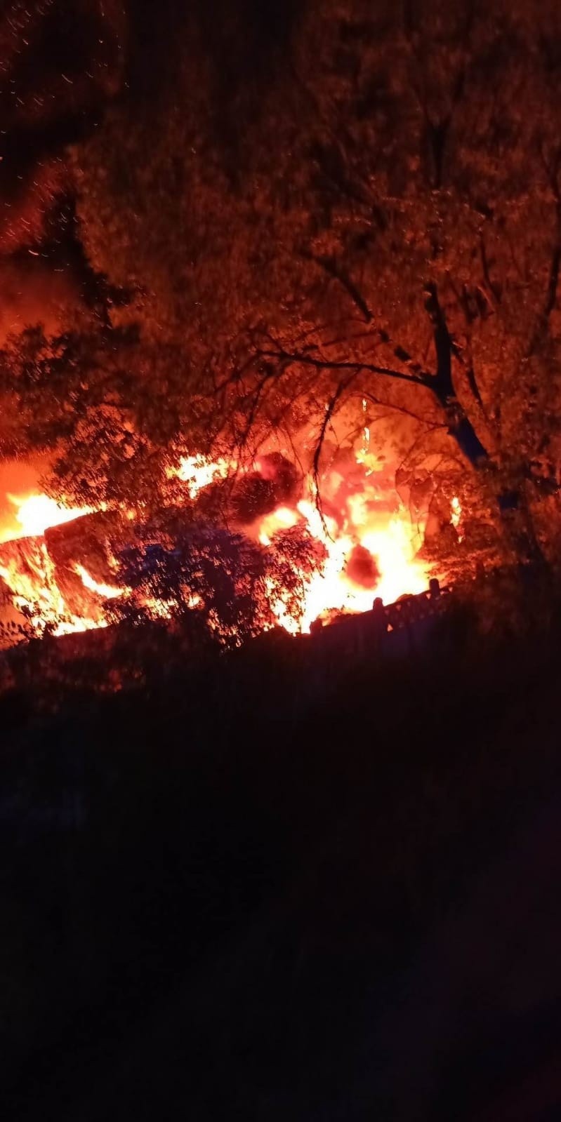 Pożar w Cichoradzu wybuchł 5 czerwca ok. godz. 23. W akcji...