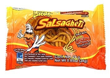 Salsaghetti to długie cukierki-węże o smaku arbuza bądź...