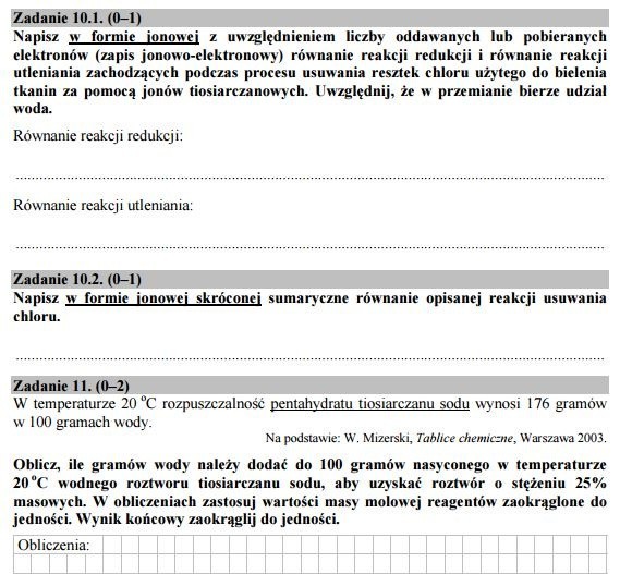 Matura 2016: CHEMIA rozszerzona [ODPOWIEDZI, ARKUSZ CKE]