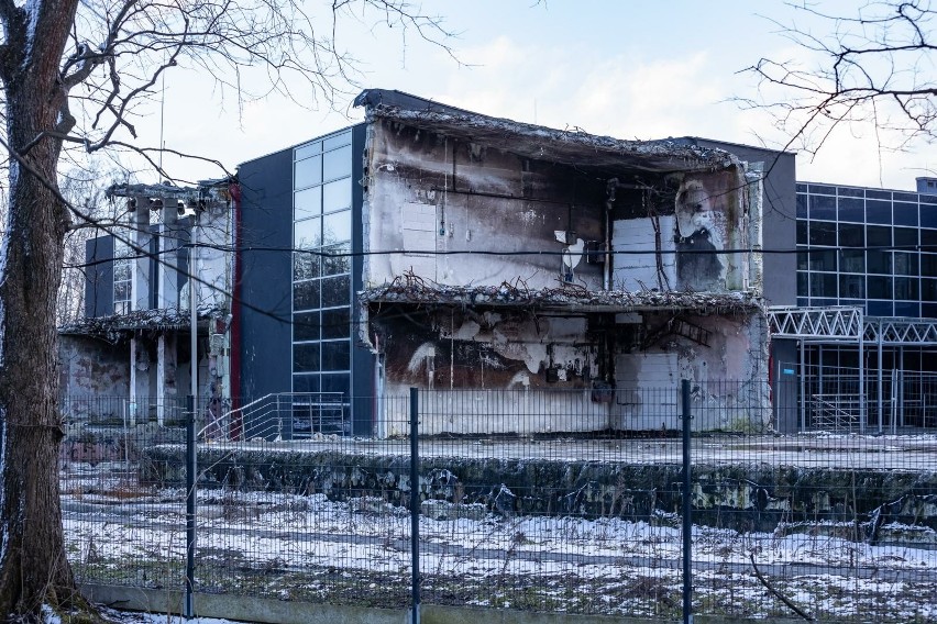 Spalone archiwum w Krakowie