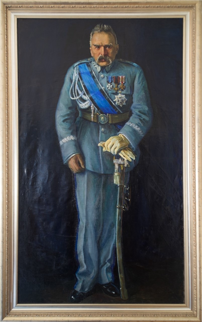 Portret Piłsudskiego pędzla mistrza Dobrowolskiego z Łodzi znalazł się w Częstochowie