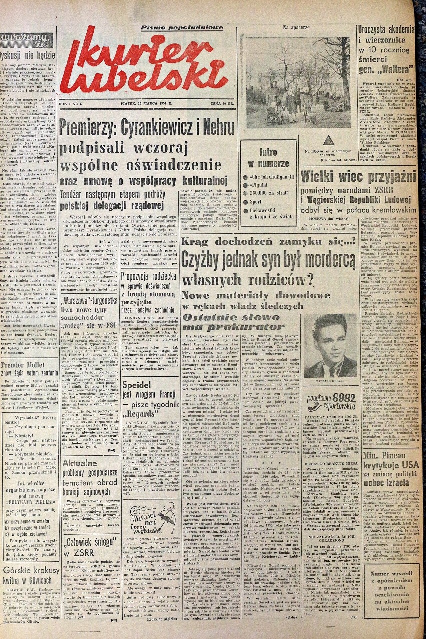 „Kurier Lubelski" z 1957 r.