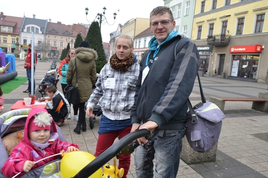 Bieg z wózkami na Rynku w Rybniku