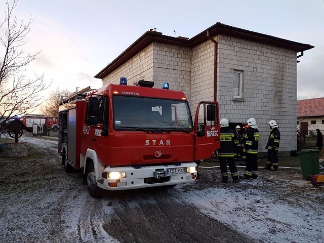   We wtorek strażacy gasili pożar w piwnicy w domu jednorodzinnym w Gadce.