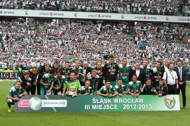 Śląsk Wrocław zakończył sezon na najniższym stopniu podium