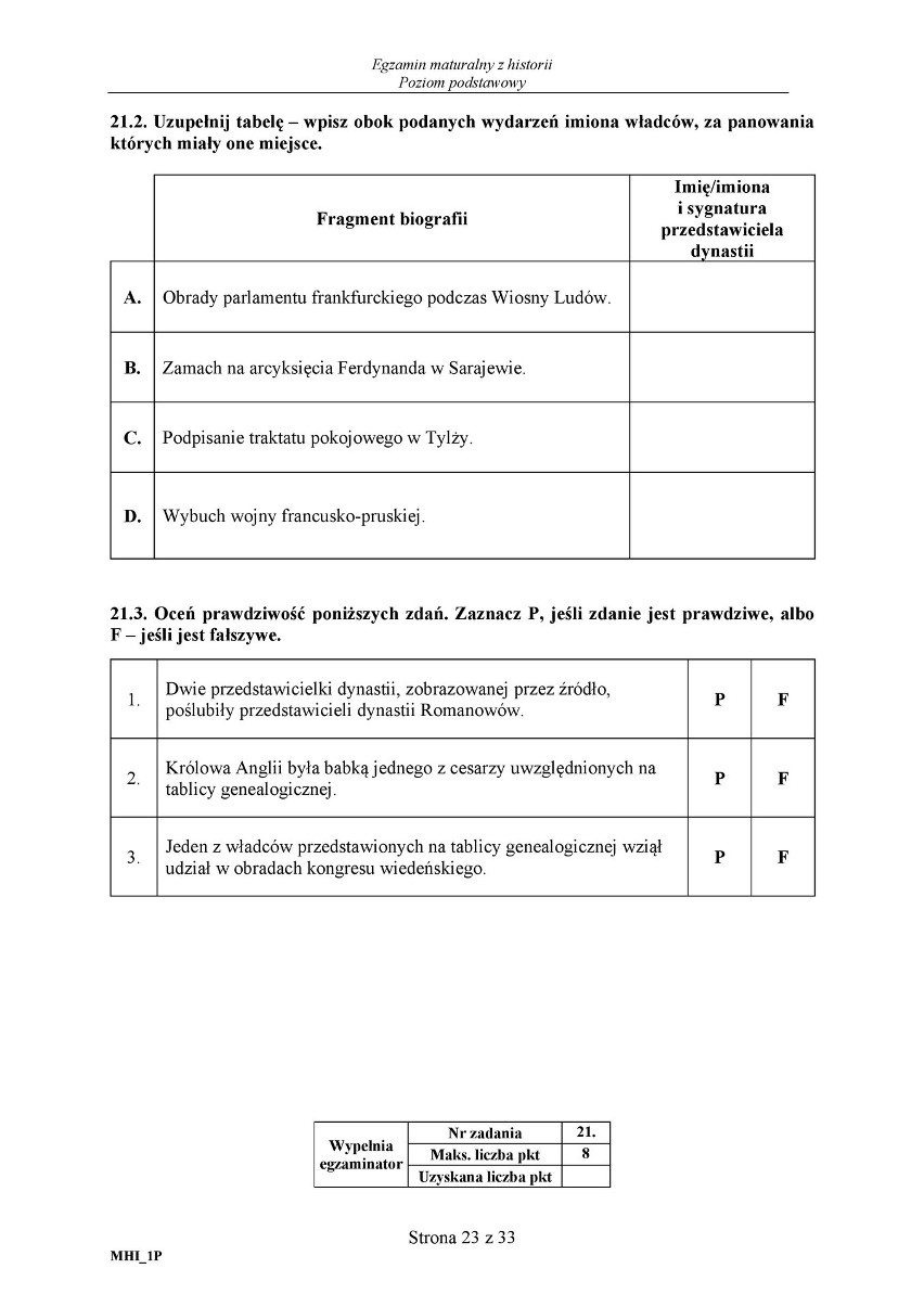 HISTORIA MATURA 2018 ODPOWIEDZI, ROZWIĄZANIA ARKUSZE CKE...