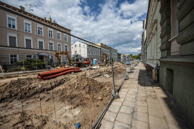 Remont ul. Piłsudskiego w Koszalinie