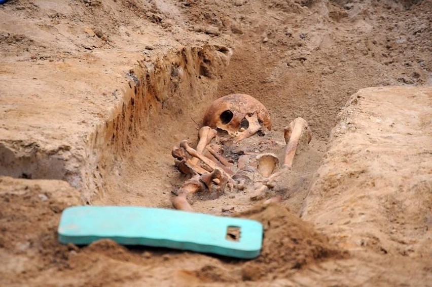 Śrem: Ludzkie szczątki na placu budowy