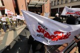 Protest Solidarności. Związkowcy pikietowali przed siedzibą wojewody podlaskiego (zdjęcia, wideo)