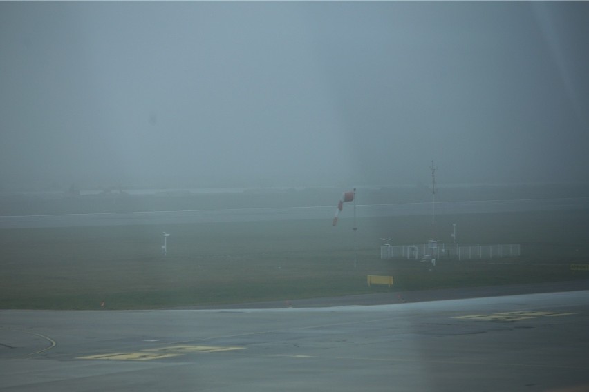 Mgła na lotnisku