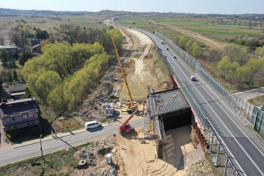 Na budowie drogi ekspresowej S1 od Podwarpia do Pyrzowic...