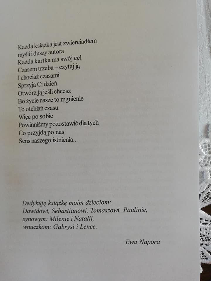 Nowa książka Ewy Napory, pisarki z gminy Secemin