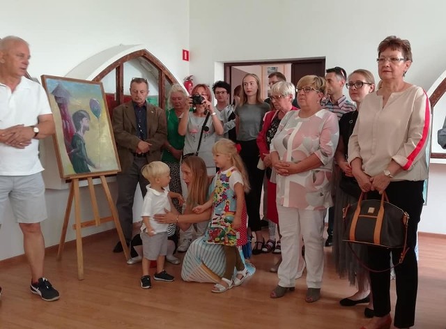 Udział w plenerze malarskim wzięło sześć osób. Ich prace podziwiać można do końca września w WDK