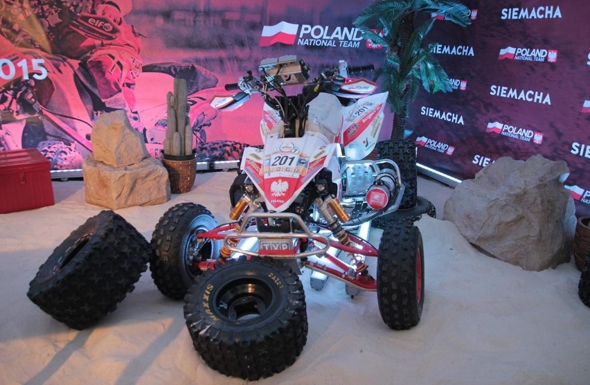 Rafał Sonik, zwycięzca Rajdu Dakar 2015 został przywitany na...