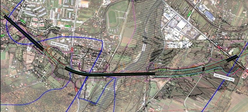 Planowane węzły Wadowice i Jaroszowiec