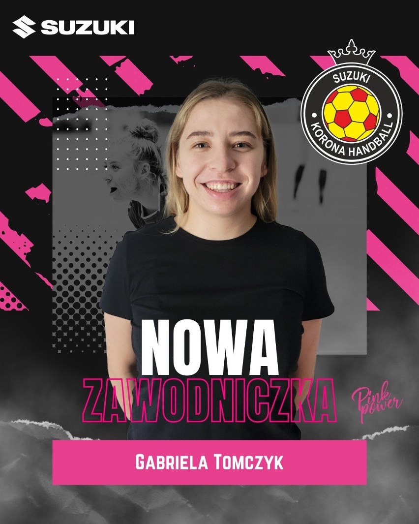 Gabriela Tomczyk została zawodniczką Suzuki Korona Handball Kielce. To pierwsze wzmocnienie zespołu Pawła Tetelewskiego