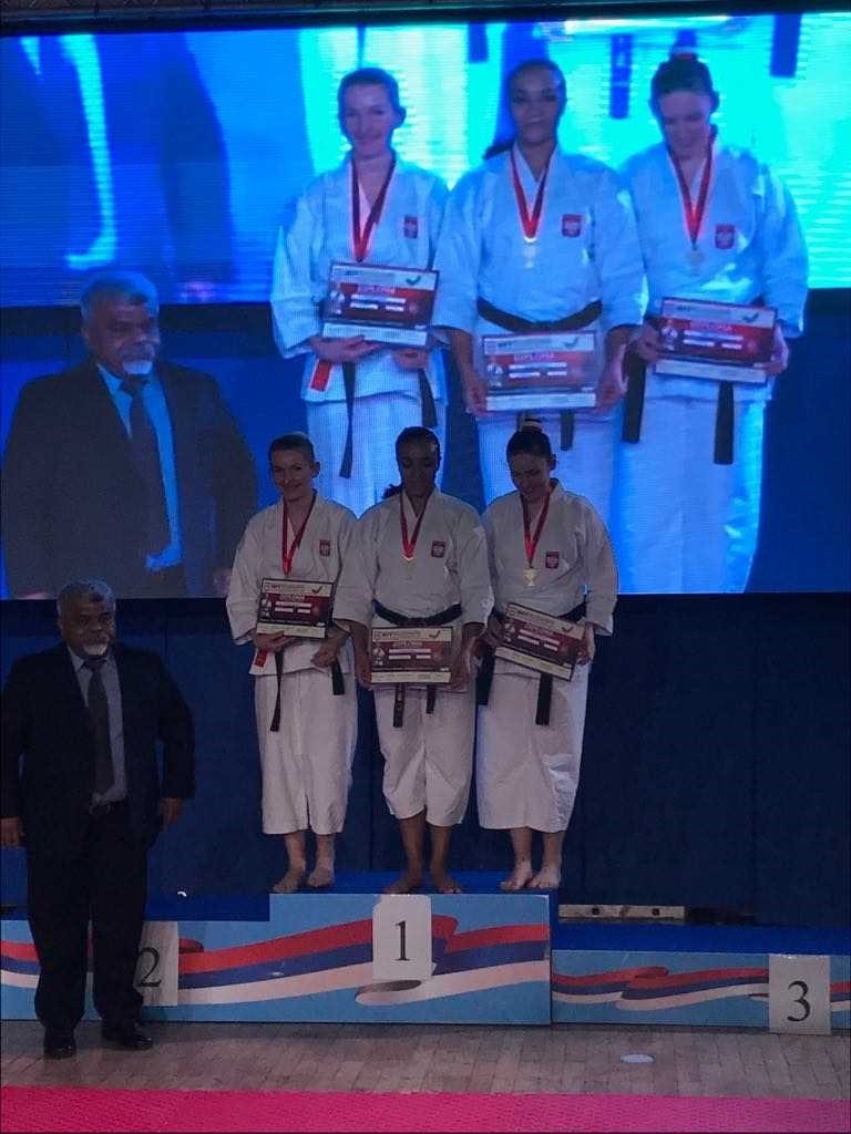 Sześć medali niepołomickich karatektów w Belgradzie