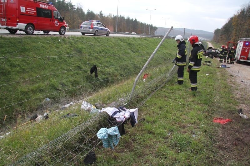 Wypadek na obwodnicy Kielc