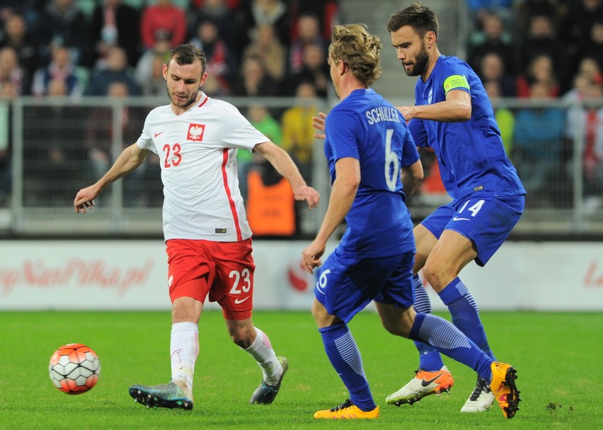 Mecz Polska-Finlandia na stadionie we Wrocławiu