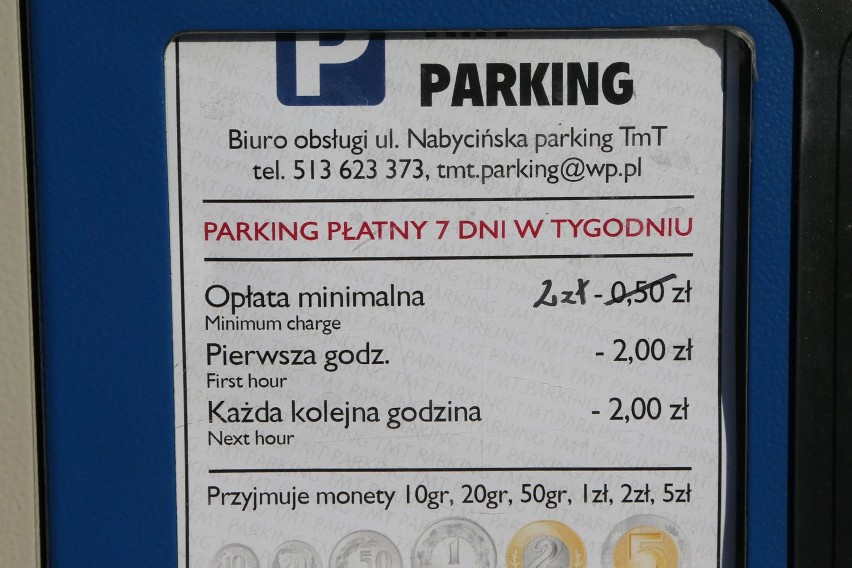Parking płatny za Domarem