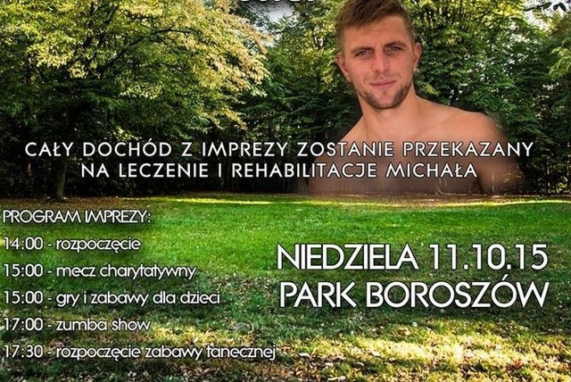 Piknik charytatywny w Boroszowie dla Michała Grabińskiego.