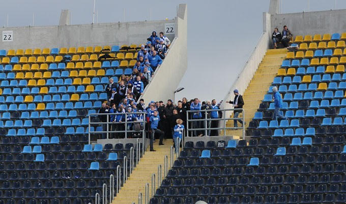 [nowe zdjęcia] Lech Poznań - Legia Warszawa. Mecz i demolka