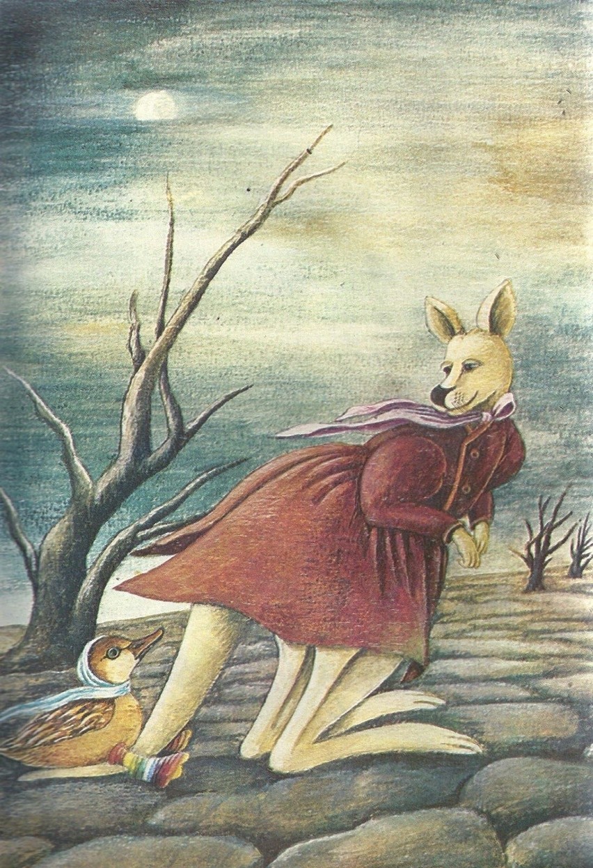 Jedna z ilustracji autorstwa Krystyny Michałowskiej.